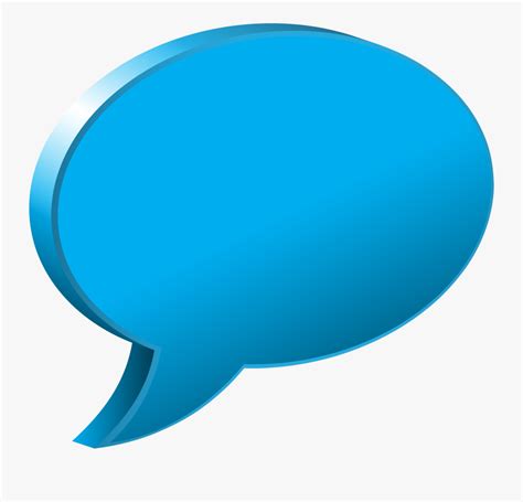 Speech Bubble Blue Transparent , Free Transparent Clipart - ClipartKey