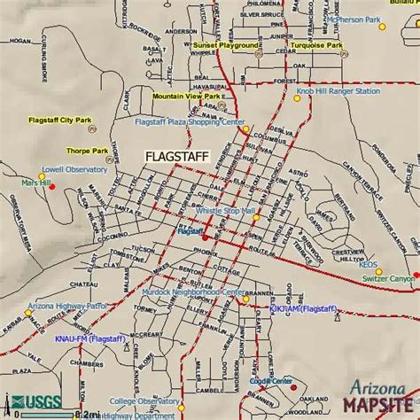 Flagstaff Arizona City Map - Flagstaff Arizona • mappery
