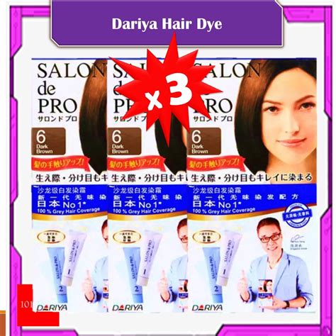 SALON DE PRO Dariya HAIR DYE [Bundle of 3] | Shopee Singapore