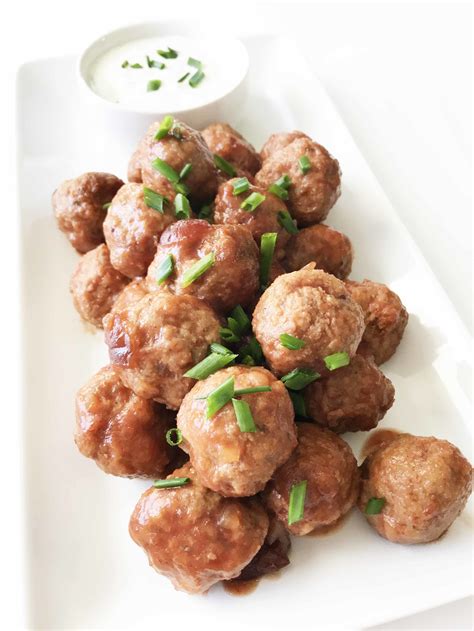 Crock Pot Turkey & Cranberry Meatballs — The Skinny Fork