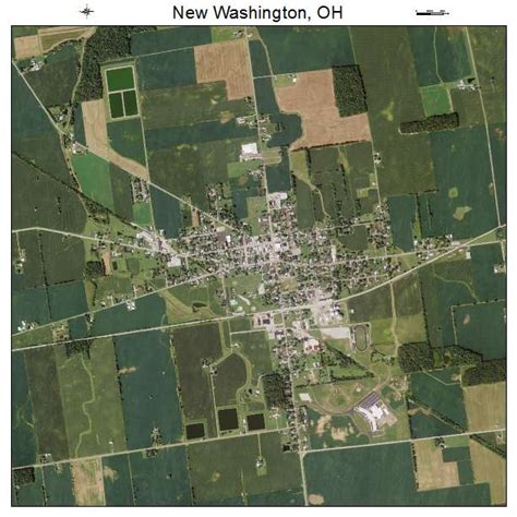 Aerial Photography Map of New Washington, OH Ohio