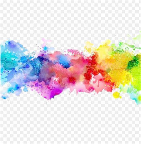 color png transparent - paint splatter rainbow PNG image with transparent background png - Free ...