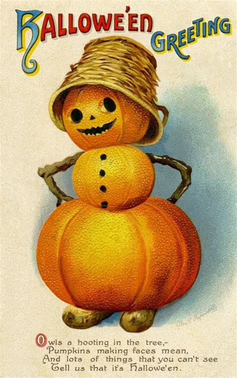 A Collection of 25 Strange and Creepy Vintage Halloween Postcards ~ Vintage Everyday