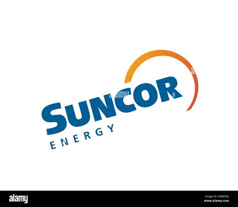 Suncor Energy, rotated logo, white background Stock Photo - Alamy