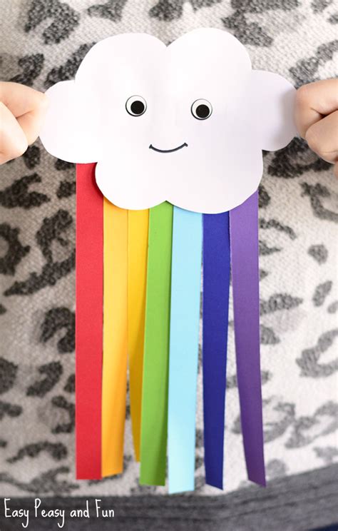 Smiling Cloud with Rainbow | Fun Family Crafts