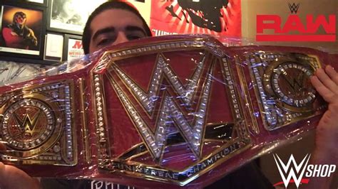 My WWE:Universal Championship Replica Title Belt - YouTube