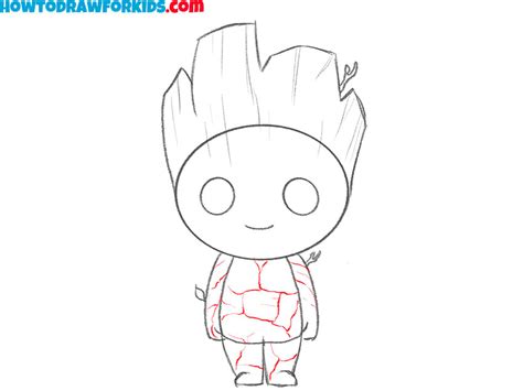 How to Draw Groot Easy - Easy Drawing Tutorial For Kids