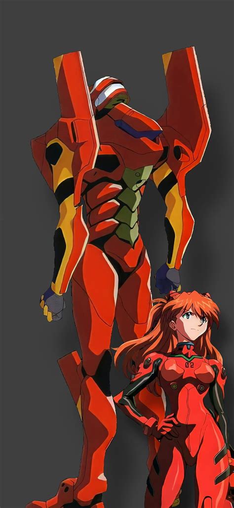 Eva Unit 02 ft Asuka, anime, eva 02, evangelion, neon genesis evangelion, HD phone wallpaper ...