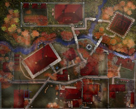 Feudal Japanese Village - 4 seasons battlemap scale - Feed the Multiverse - Tiffany Munro's ...