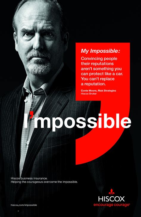 Hiscox "I'mpossible" B2B — Каш Сри Graphic Design Lessons, Graphic Design Layouts, Graphic ...