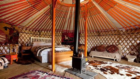 Traditional Mongolian yurt at Great Glen Yurts, Torlundy, near Fort William, Highlands | Yurt ...