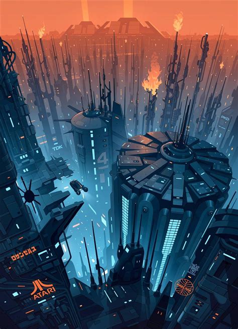 Pin on ☣️Blade-runner ️⏩⏩⏩ | Cyberpunk art, Futuristic city, Cityscape