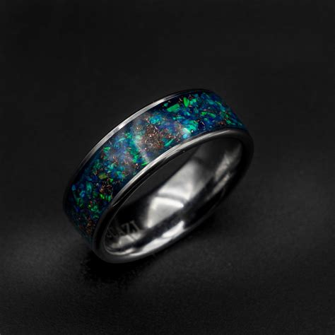 opal ring men, handmade rings, custom ring, unique rings for men, Mans ...