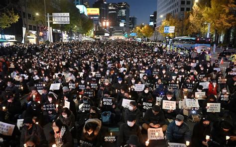 South Korea demands justice for young as thousands protest | RNZ News