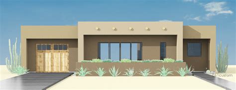 Contemporary Adobe House Plan | 61custom | Contemporary & Modern House Plans