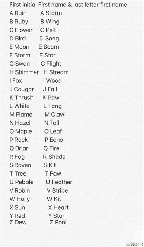 Warrior Cats Name Generator Fantasy