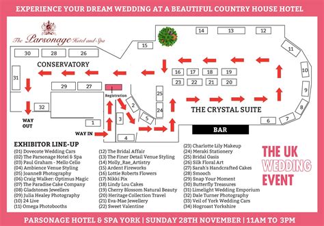 Parsonage York Floor Plan | The UK Wedding Event