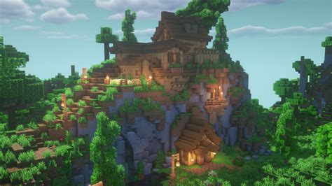 Mountain House I Recently Made : r/Minecraft