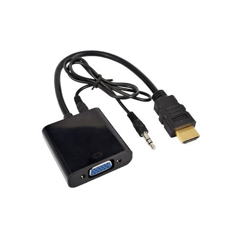 HDMI to VGA Video + Audio Adapter