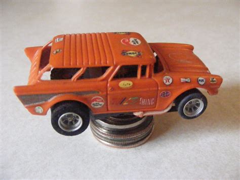 Vintage Aurora AFX Toy Race Slot Car A / FX Chevy Nomad Drag Gasser ...