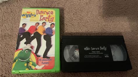 The Wiggles Dance Party Vhs Slipcover