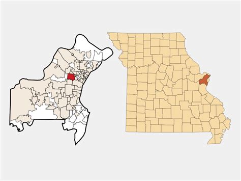 Overland, MO - Geographic Facts & Maps - MapSof.net