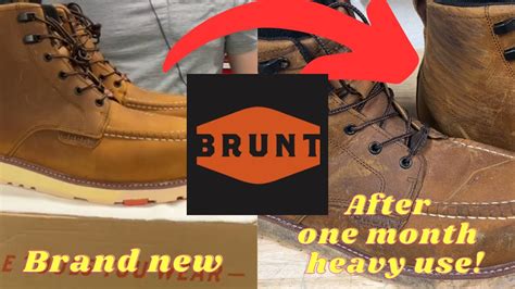 Honest ONE MONTH Heavy Use Brunt Work Boots Review Update | The MARIN ...