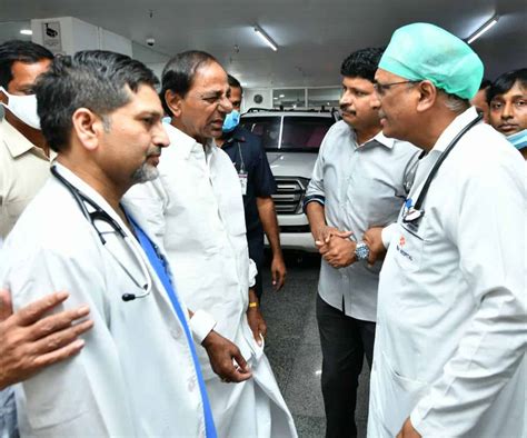 Photos: CM KCR unwell, visits Yashoda Hospital in Hyderabad