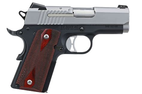 Sig Sauer 1911 Ultra Compact Two-Tone 9mm with Night Sights | Sportsman's Outdoor Superstore