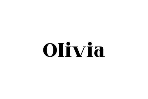 Olivia Font - Free Font Download