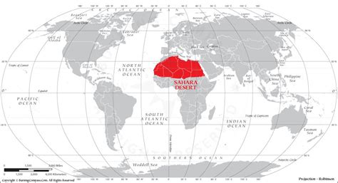 Where is Sahara Desert Located ? - Sahara Desert on World Map