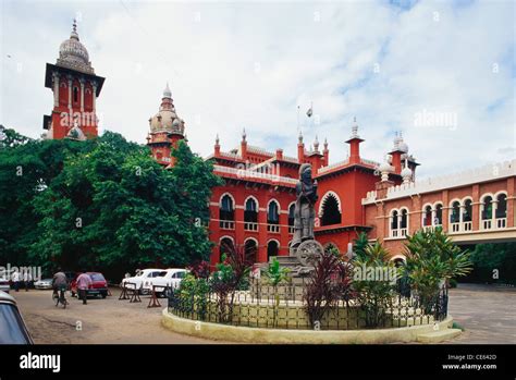 Chennai High Court building Madras Chennai Tamil Nadu India Stock Photo ...