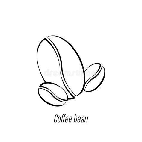 Coffee Bean Draw Stock Illustrations – 1,971 Coffee Bean Draw Stock ...