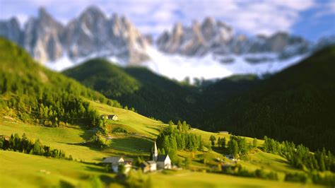 Free photo: Tilt-shift Landscape - Beach, Buildings, Shift - Free ...