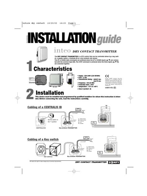 Dry Contact Installation | Electronics | Manufactured Goods