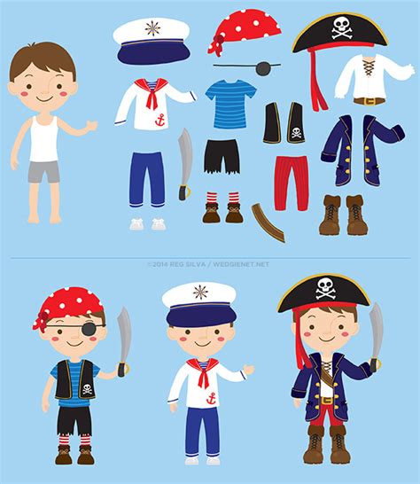 Pirate boy dress up game | Behance