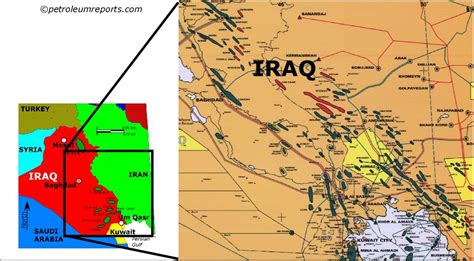 Oil Fields In Iraq Map