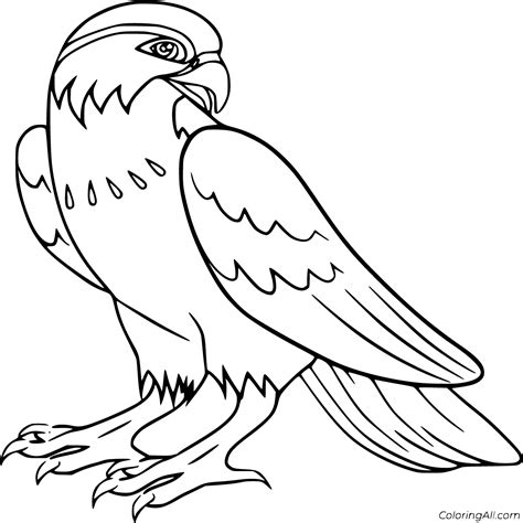 27 free printable Falcon coloring pages in vector format, easy to print ...