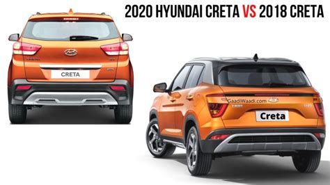 2020 Hyundai Creta VS Current-Gen Creta - Specs & Design Comparison