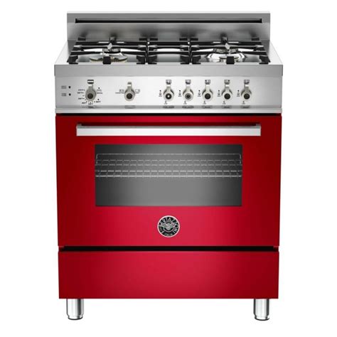 Bertazzoni PRO304GASRO Professional Series 30 Inch Freestanding Gas Range with 4 Burners, Sealed ...