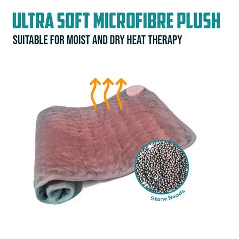 Weighted Electric Heating Pad | Warm Blanket for Fast Muscle Relief | Miuvo