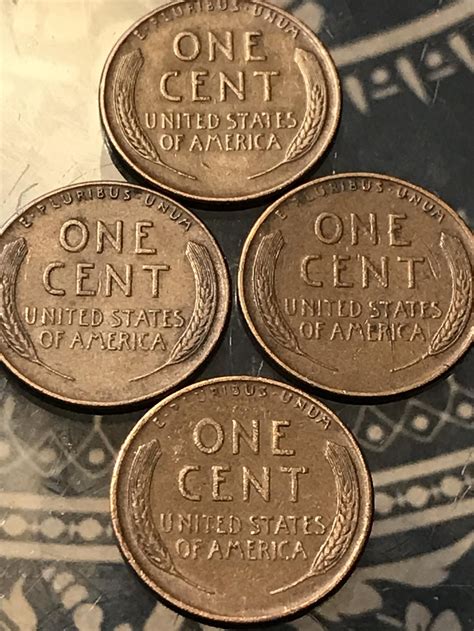 1945 no mint Wheat Penny set(4)coins for one price. in 2021 | Rare ...