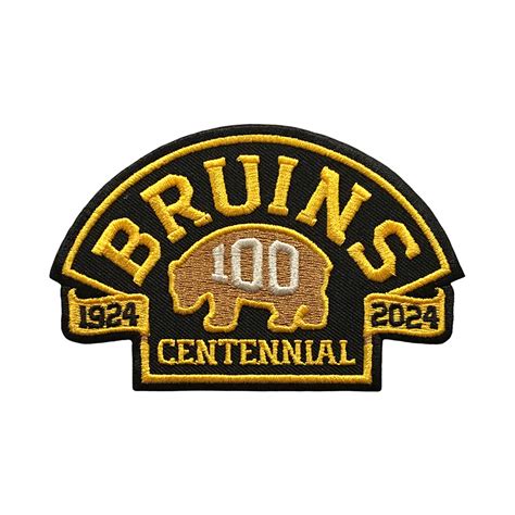 Bruins Centennial Primary Logo Patch