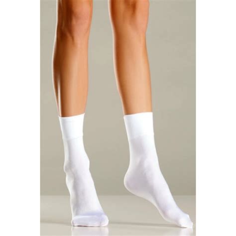 White Nylon Cuff Ankle Socks – EP Products Canada