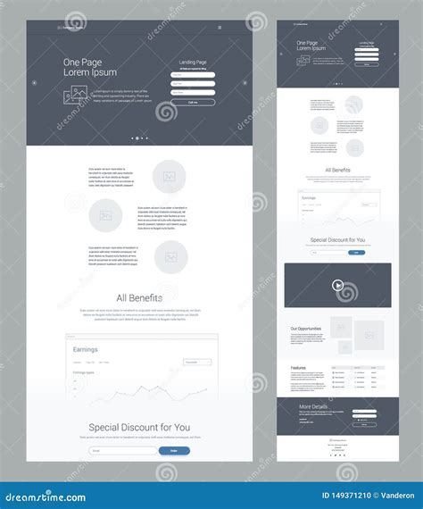 One Page Business Website Template – PARAHYENA