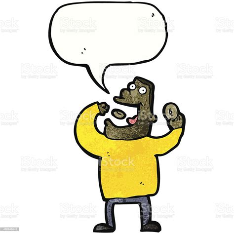 Greedy Cartoon Man Stock Illustration - Download Image Now - Adult, Bizarre, Boys - iStock