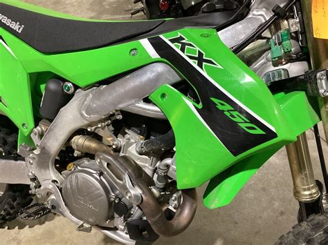 Used 2023 Kawasaki KX 450 Lime Green Motorcycles For Sale in Foxboro, Massachusetts | MOMS Foxboro