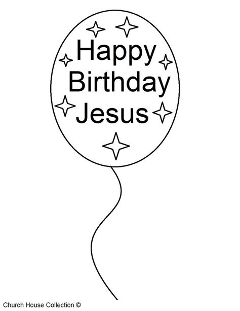 Happy Birthday Jesus Printable Everything You Need For Your Sunday School, Bible Class, Or ...