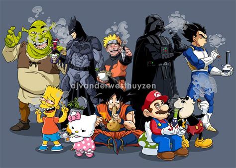 Top Entries - Create Cartoon Characters Smoking Weed | Freelancer