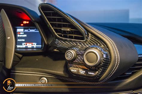 Ferrari 488 GTB - Carbon Interior — Incognito Wraps